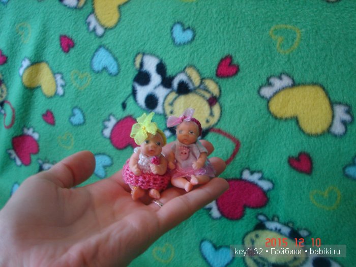 Гномочка, мини кукла ростом 5,5 см. Автор Лана