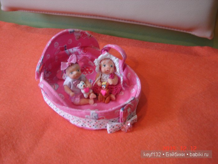 Гномочка, мини кукла ростом 5,5 см. Автор Лана