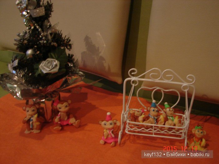 Новенькие обезьянки. Игрушки ручной работы (фото 4)