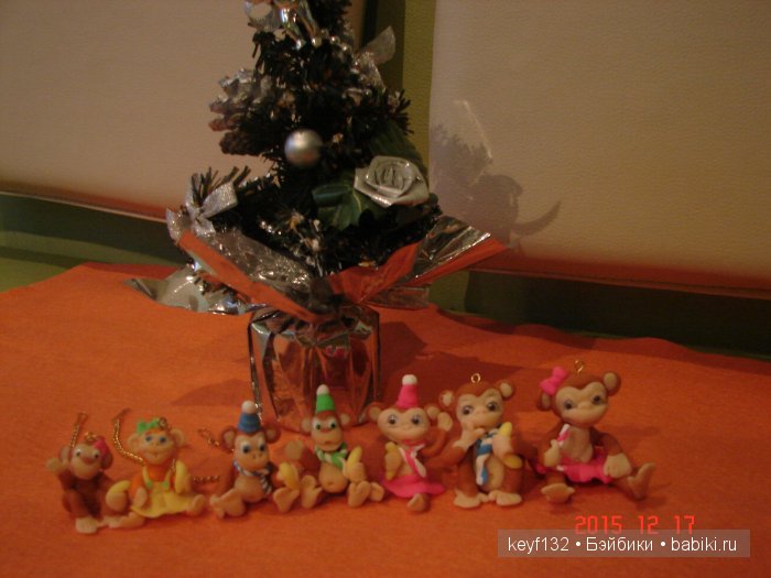 Новенькие обезьянки. Игрушки ручной работы (фото 3)