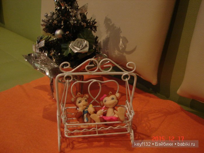 Новенькие обезьянки. Игрушки ручной работы (фото 9)