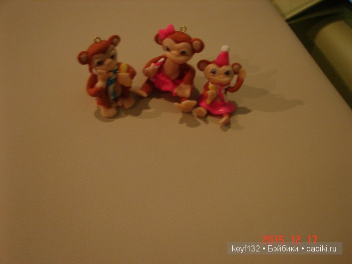 Новенькие обезьянки. Игрушки ручной работы