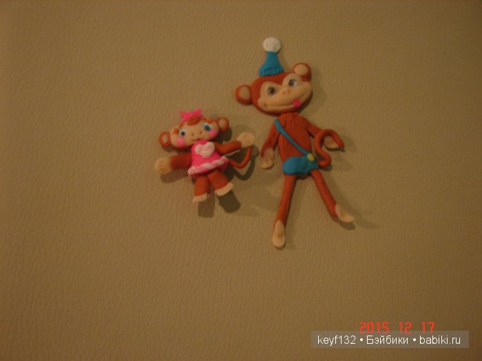 Новенькие обезьянки. Игрушки ручной работы