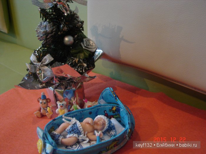 Ванечка-зимний мальчик. Мини кукла (фото 3)