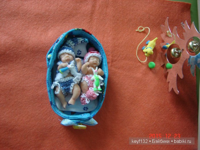 Ванечка-зимний мальчик. Мини кукла