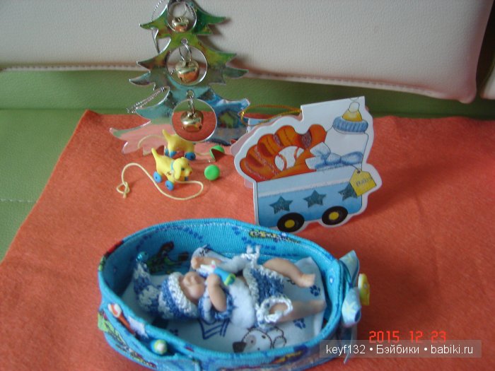 Ванечка-зимний мальчик. Мини кукла