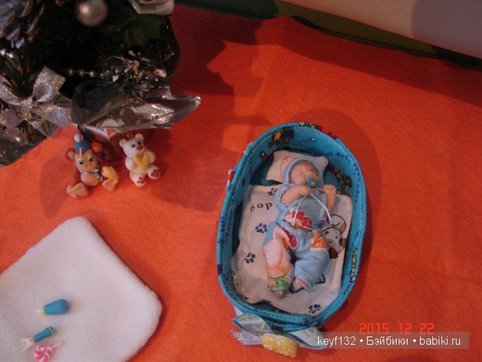 Ванечка-зимний мальчик. Мини кукла (фото 9)