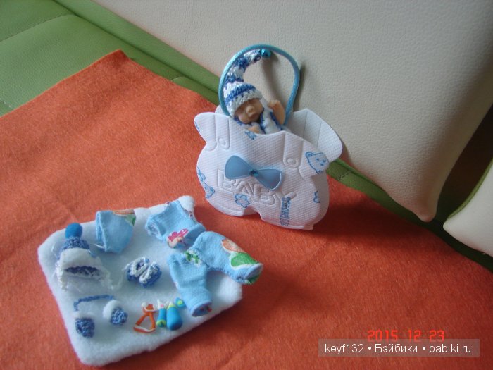 Ванечка-зимний мальчик. Мини кукла