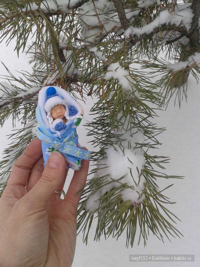 Ванечка-зимний мальчик. Мини кукла