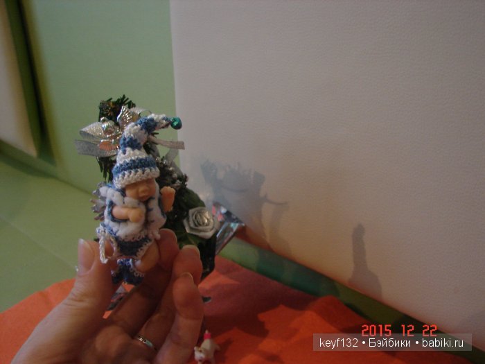 Ванечка-зимний мальчик. Мини кукла (фото 8)