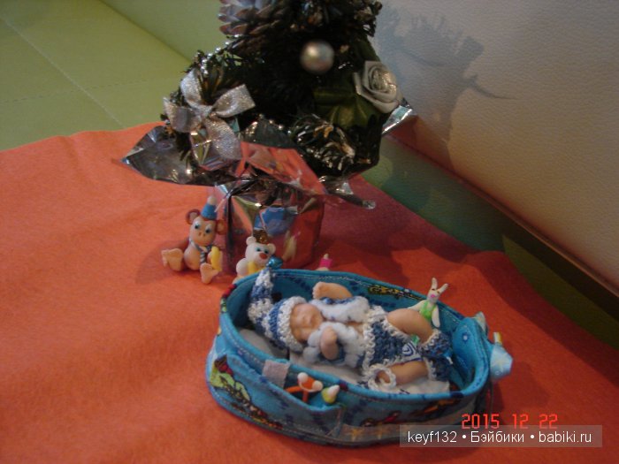 Ванечка-зимний мальчик. Мини кукла (фото 7)