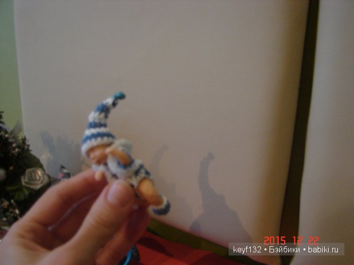 Ванечка-зимний мальчик. Мини кукла (фото 5)