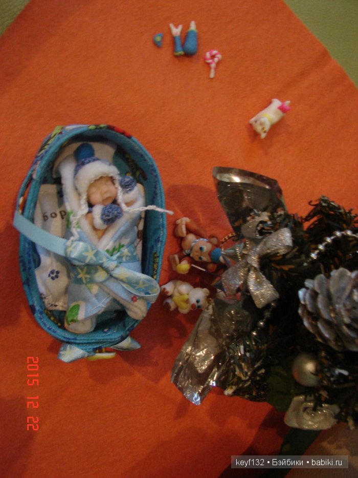 Ванечка-зимний мальчик. Мини кукла (фото 10)