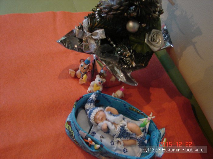 Ванечка-зимний мальчик. Мини кукла (фото 6)