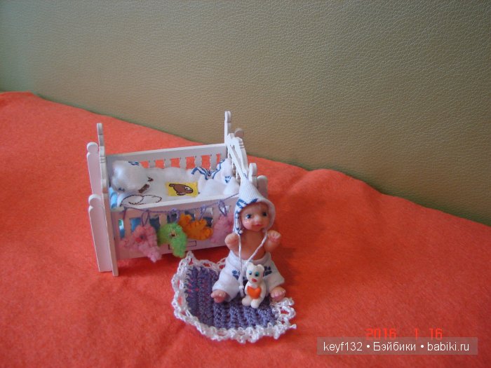 Дашулька-авторская мини кукла Ланы