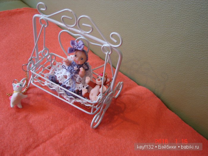 Дашулька-авторская мини кукла Ланы