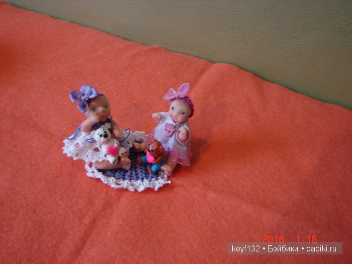 Дашулька-авторская мини кукла Ланы
