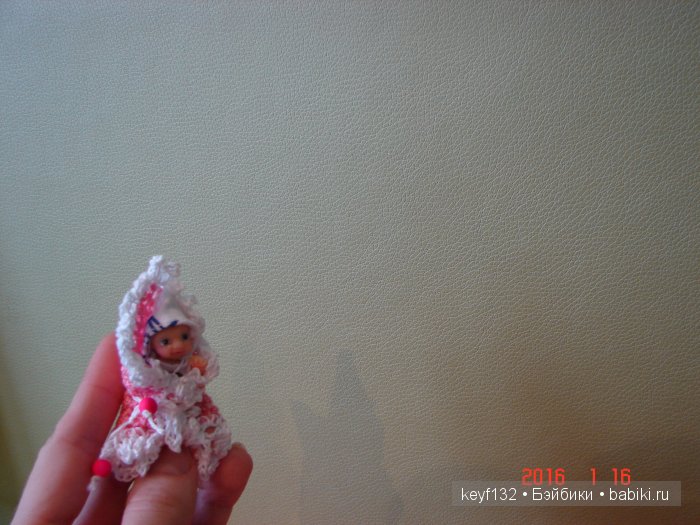Дашулька-авторская мини кукла Ланы