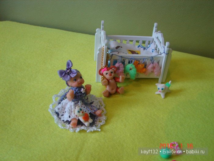 Дашулька-авторская мини кукла Ланы (фото 8)