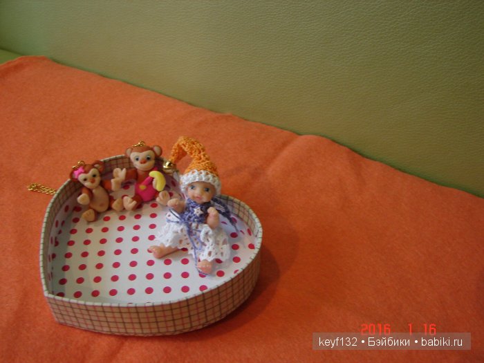 Дашулька-авторская мини кукла Ланы