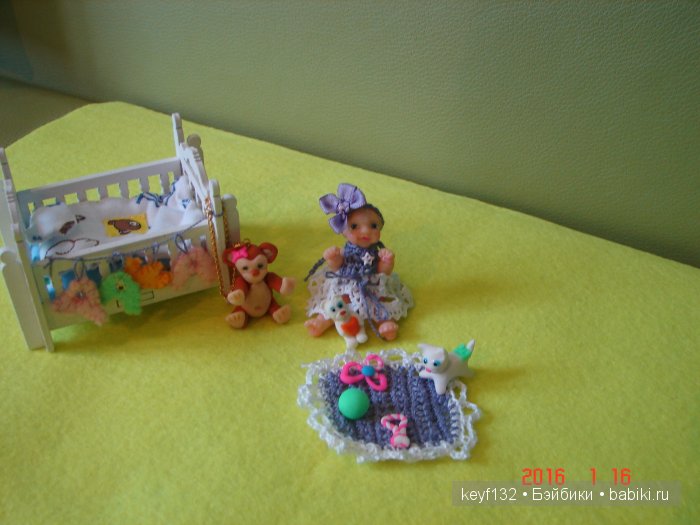 Дашулька-авторская мини кукла Ланы (фото 9)