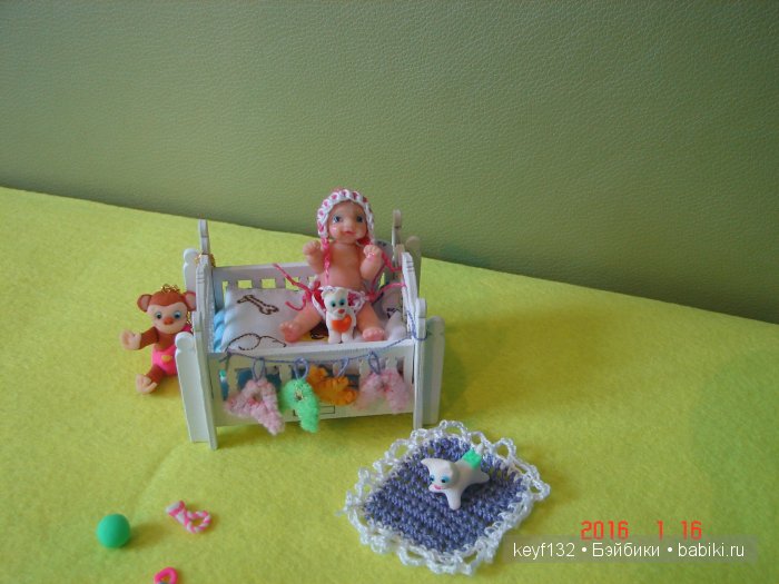 Дашулька-авторская мини кукла Ланы