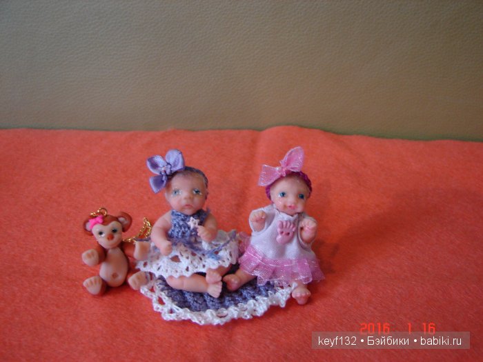 Дашулька-авторская мини кукла Ланы