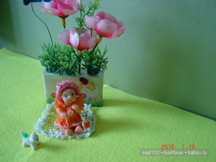 Моя маленькая голубоглазка - Ангелиночка. Мини кукла