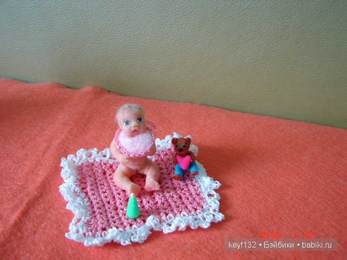 Моя маленькая голубоглазка - Ангелиночка. Мини кукла (фото 5)