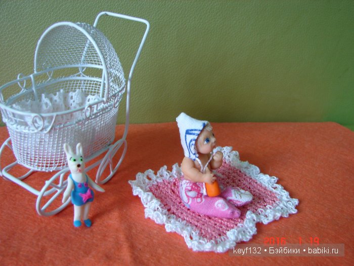 Моя маленькая голубоглазка - Ангелиночка. Мини кукла (фото 6)