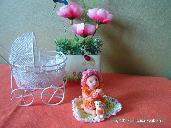 Моя маленькая голубоглазка - Ангелиночка. Мини кукла