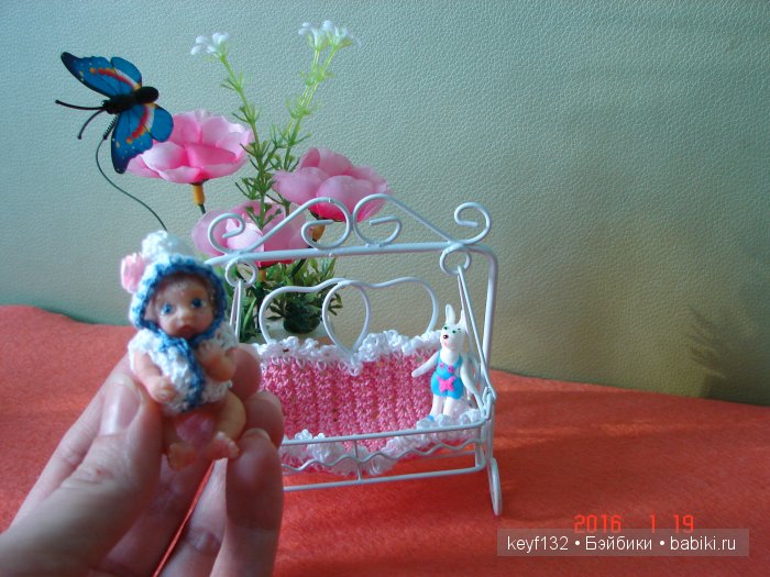 Моя маленькая голубоглазка - Ангелиночка. Мини кукла