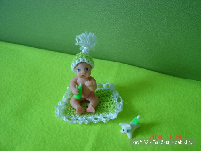 Моя маленькая голубоглазка - Ангелиночка. Мини кукла (фото 3)