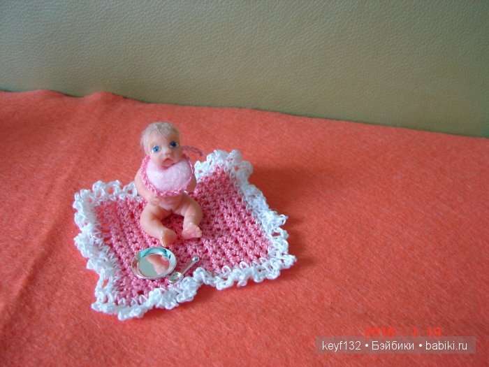 Моя маленькая голубоглазка - Ангелиночка. Мини кукла (фото 4)