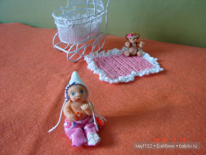 Моя маленькая голубоглазка - Ангелиночка. Мини кукла (фото 10)