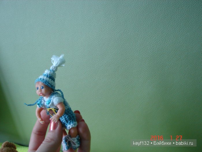 Авторская мини кукла Алешенька