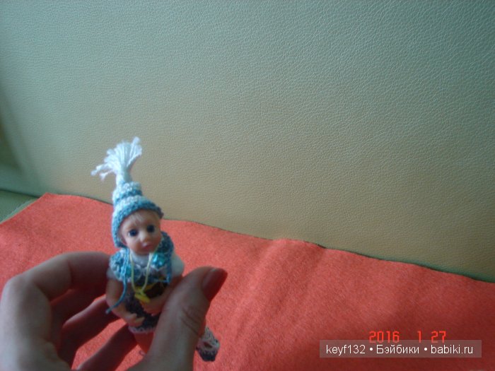 Авторская мини кукла Алешенька (фото 6)