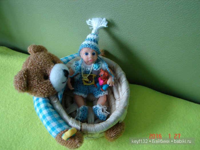 Авторская мини кукла Алешенька (фото 3)
