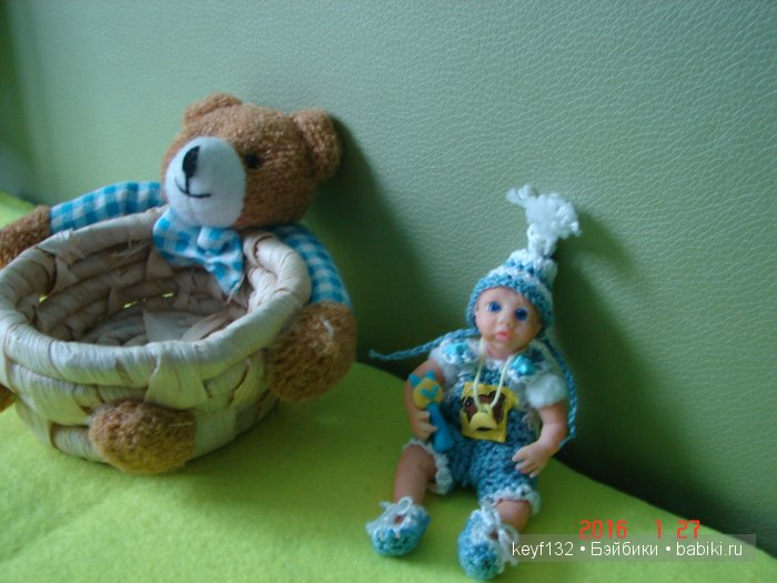 Авторская мини кукла Алешенька (фото 4)