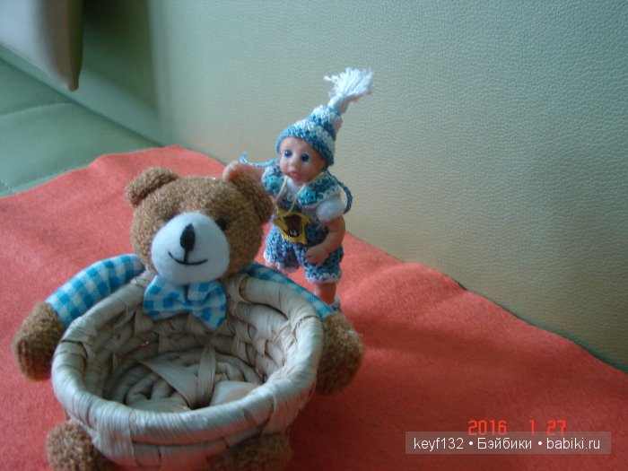 Авторская мини кукла Алешенька (фото 5)
