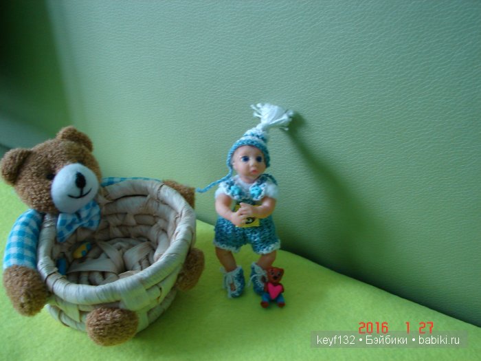 Авторская мини кукла Алешенька (фото 2)