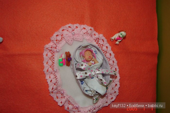 Лизочка - авторская мини кукла Ланы