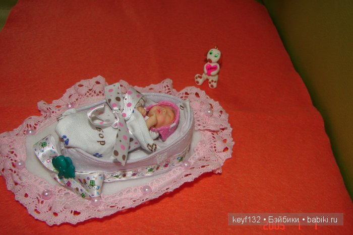 Лизочка - авторская мини кукла Ланы