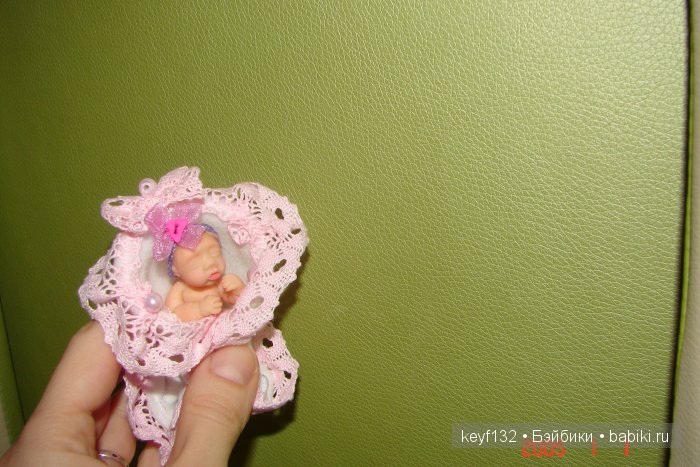Лизочка - авторская мини кукла Ланы