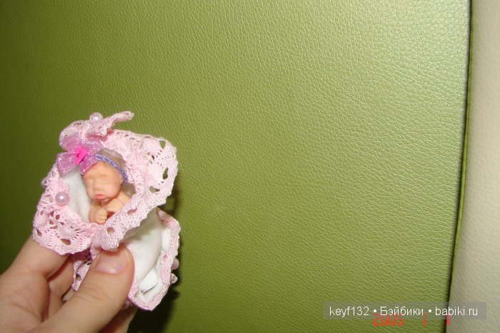 Лизочка - авторская мини кукла Ланы (фото 2)