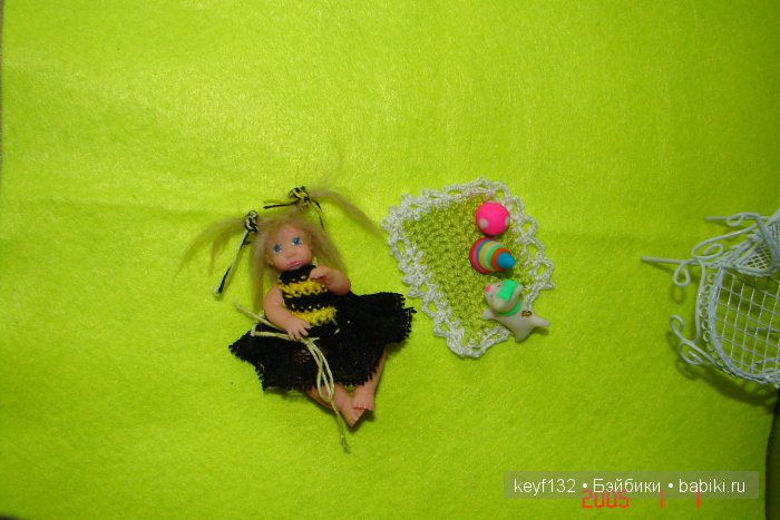 Майя-пушистая пчелка. Мини кукла