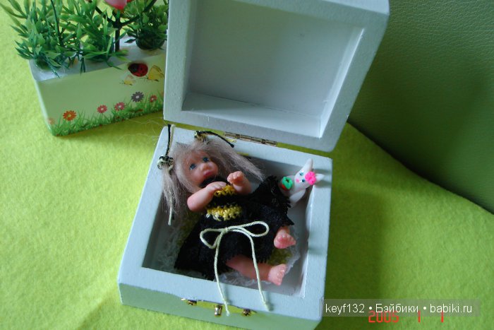 Майя-пушистая пчелка. Мини кукла (фото 9)