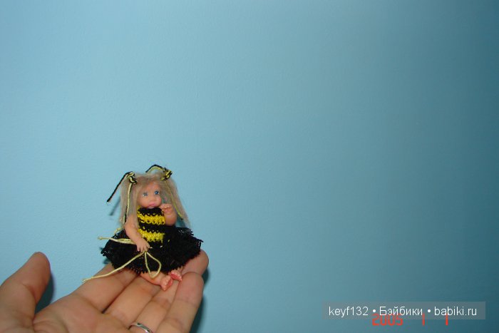 Майя-пушистая пчелка. Мини кукла
