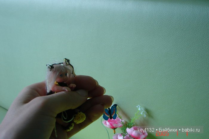 Майя-пушистая пчелка. Мини кукла (фото 5)