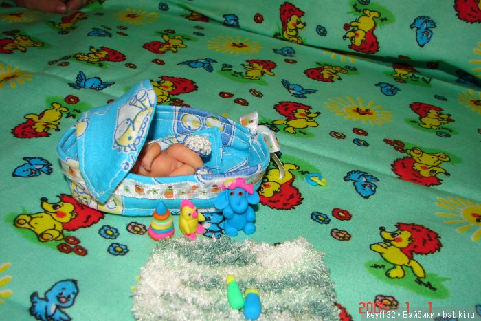 Матвей - авторская мини кукла Ланы